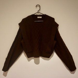 Babaton, Seek Sweater, Small, Brown